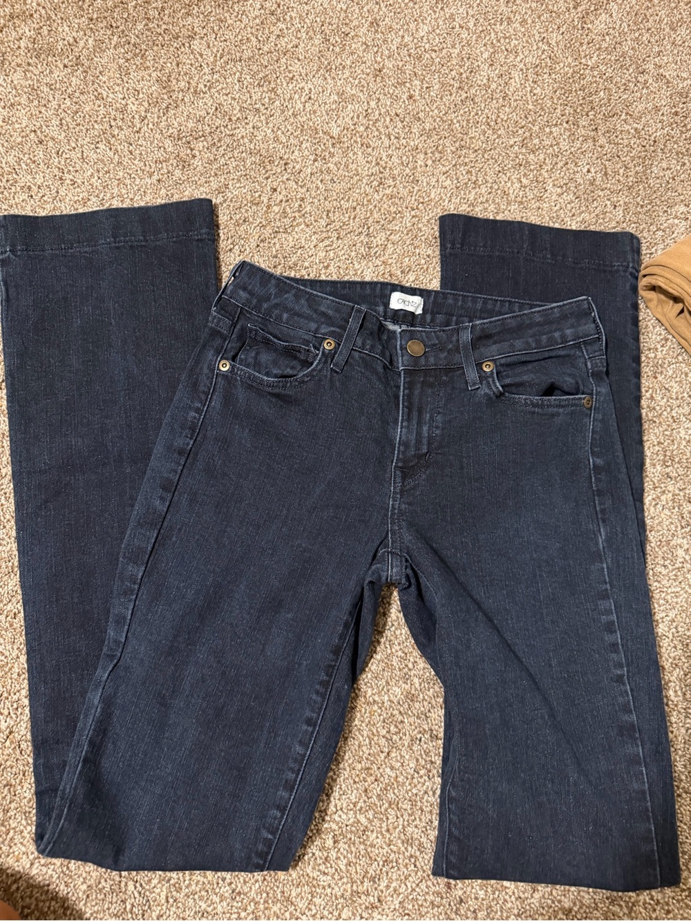 Cache Black/Dark Blue Boot Cut Women's Jeans